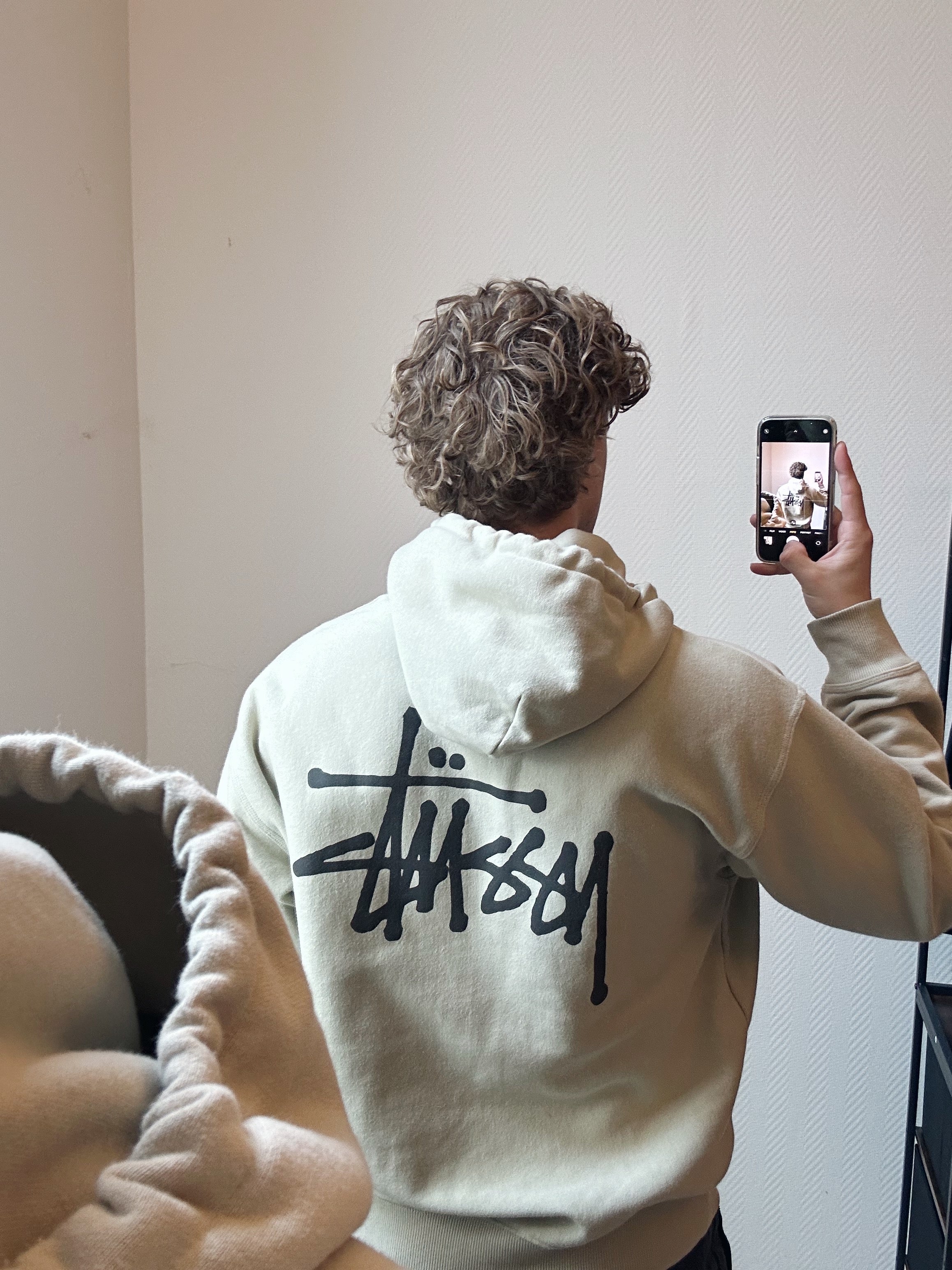 Stüssy hoodie met backprint