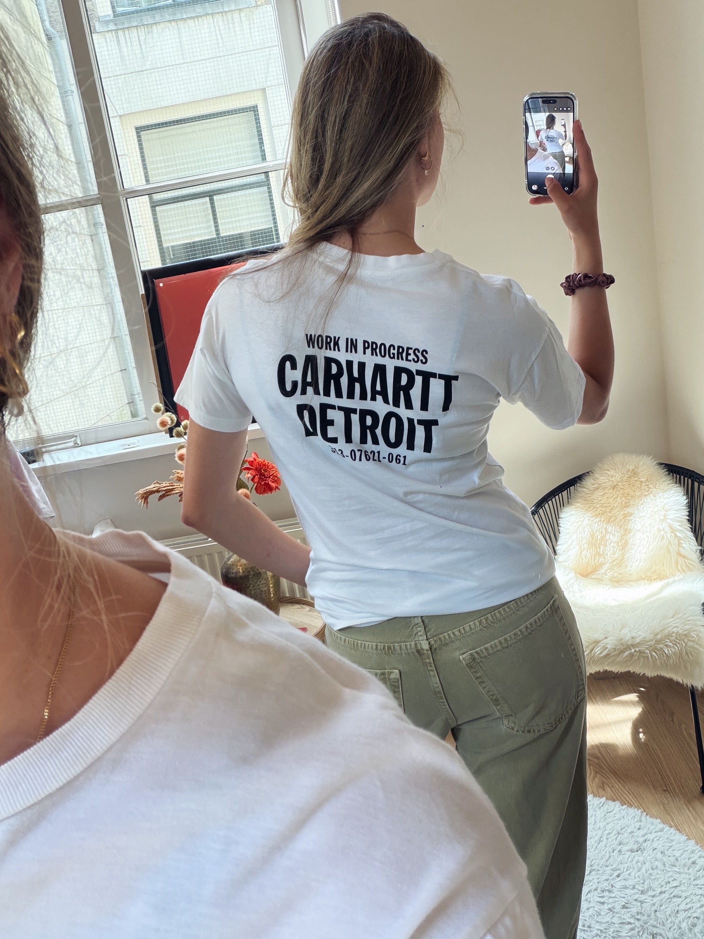 Carhartt t-shirt met backprint