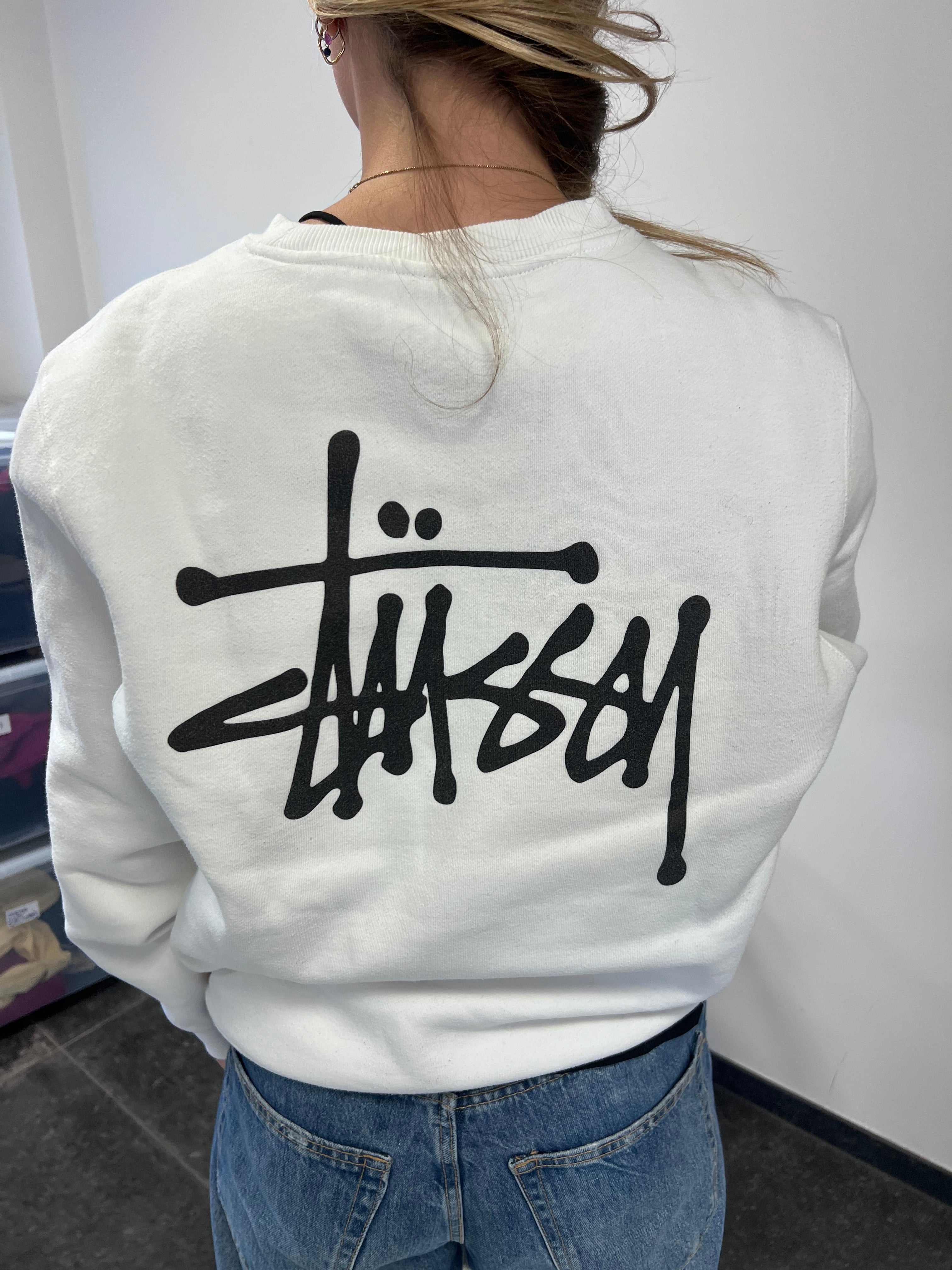 Stüssy sweater met backprint