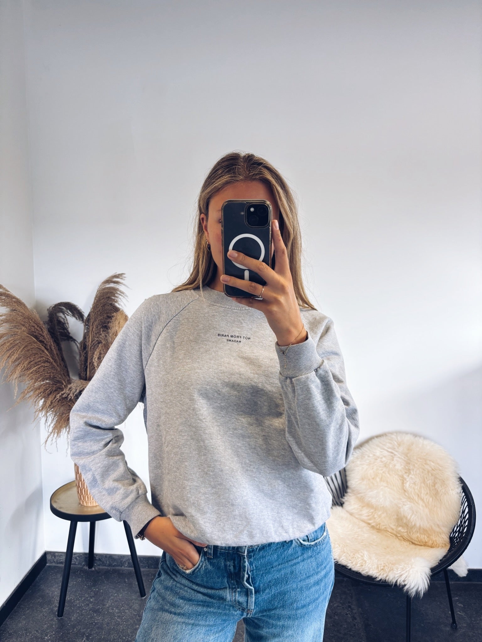 Drôle de Monsieur sweater - ‘Not from Paris madame’