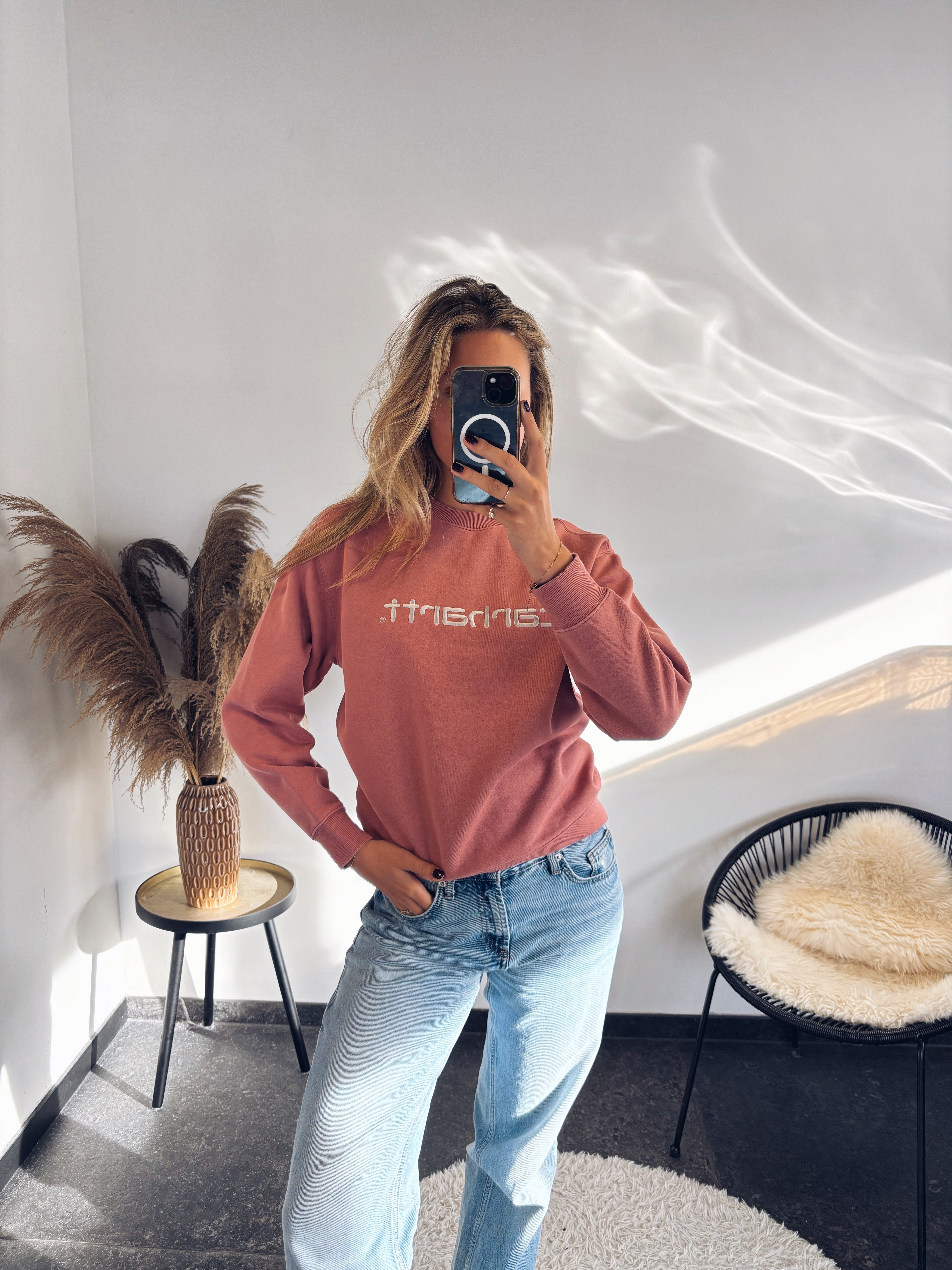 Carhartt sweater roze