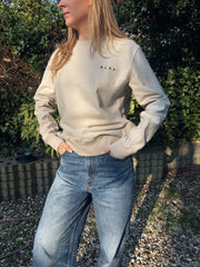 Ølaf sweater met backprint