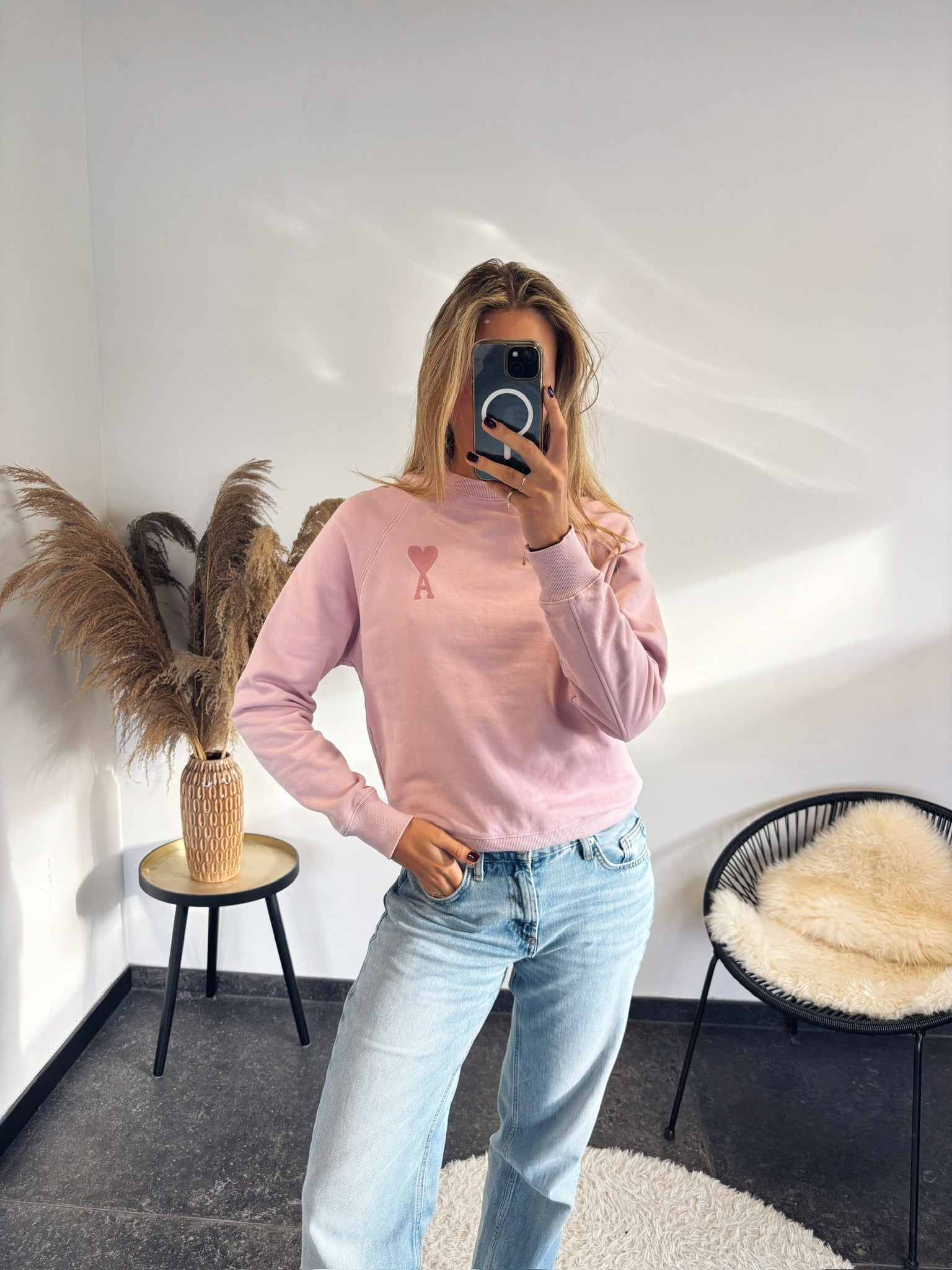 Ami Paris sweater roze