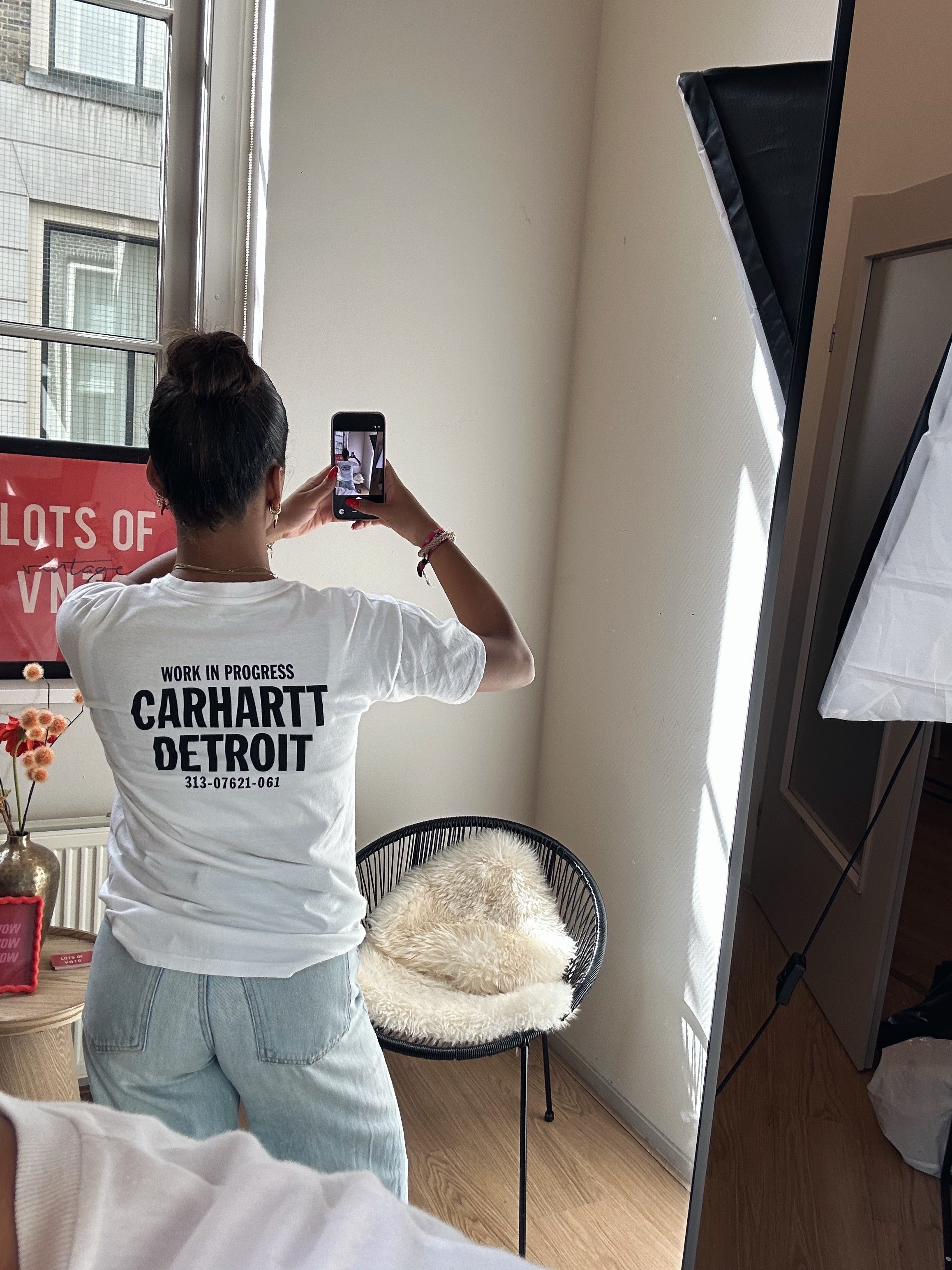 Carhartt t-shirt met backprint