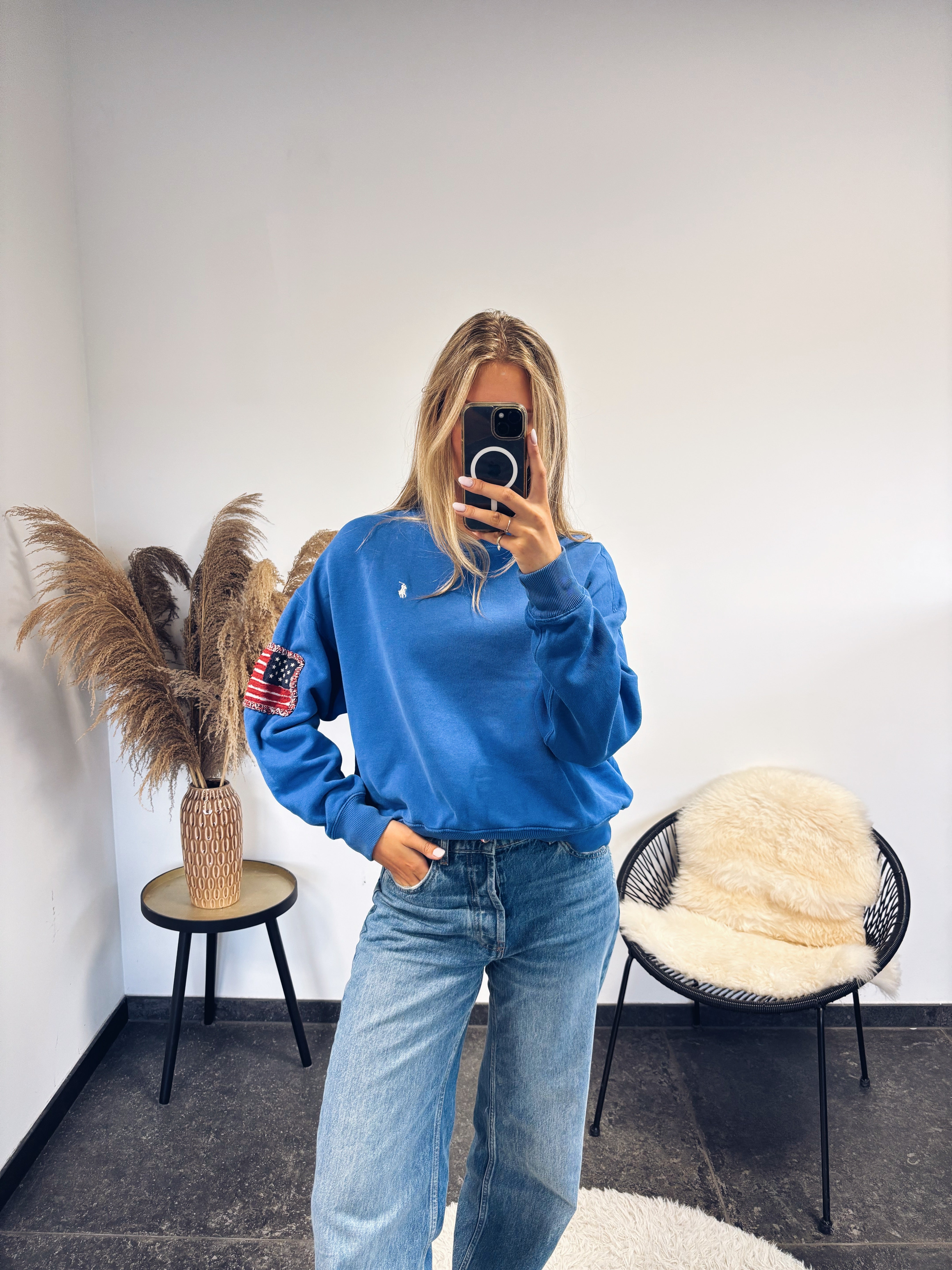 Polo Ralph Lauren sweater met vlag