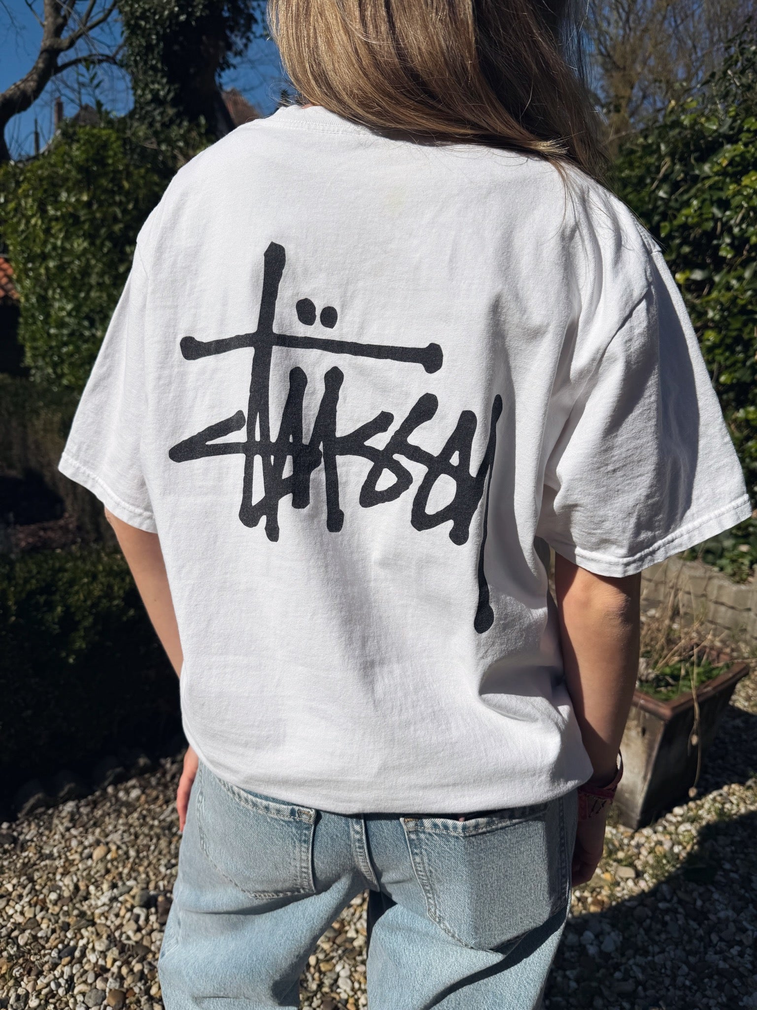 Stüssy t-shirt met backprint