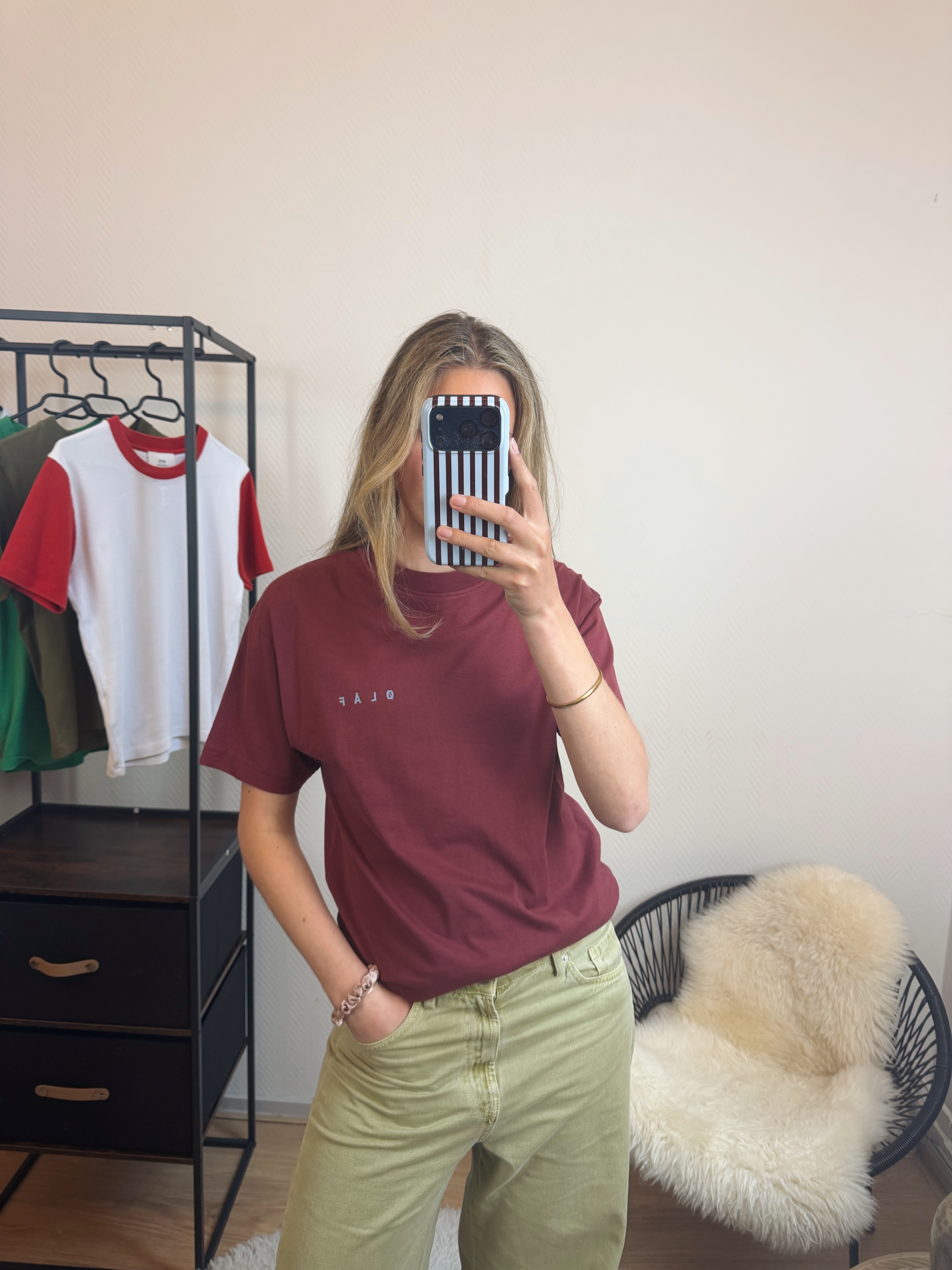 ØLÅF t-shirt met backprint