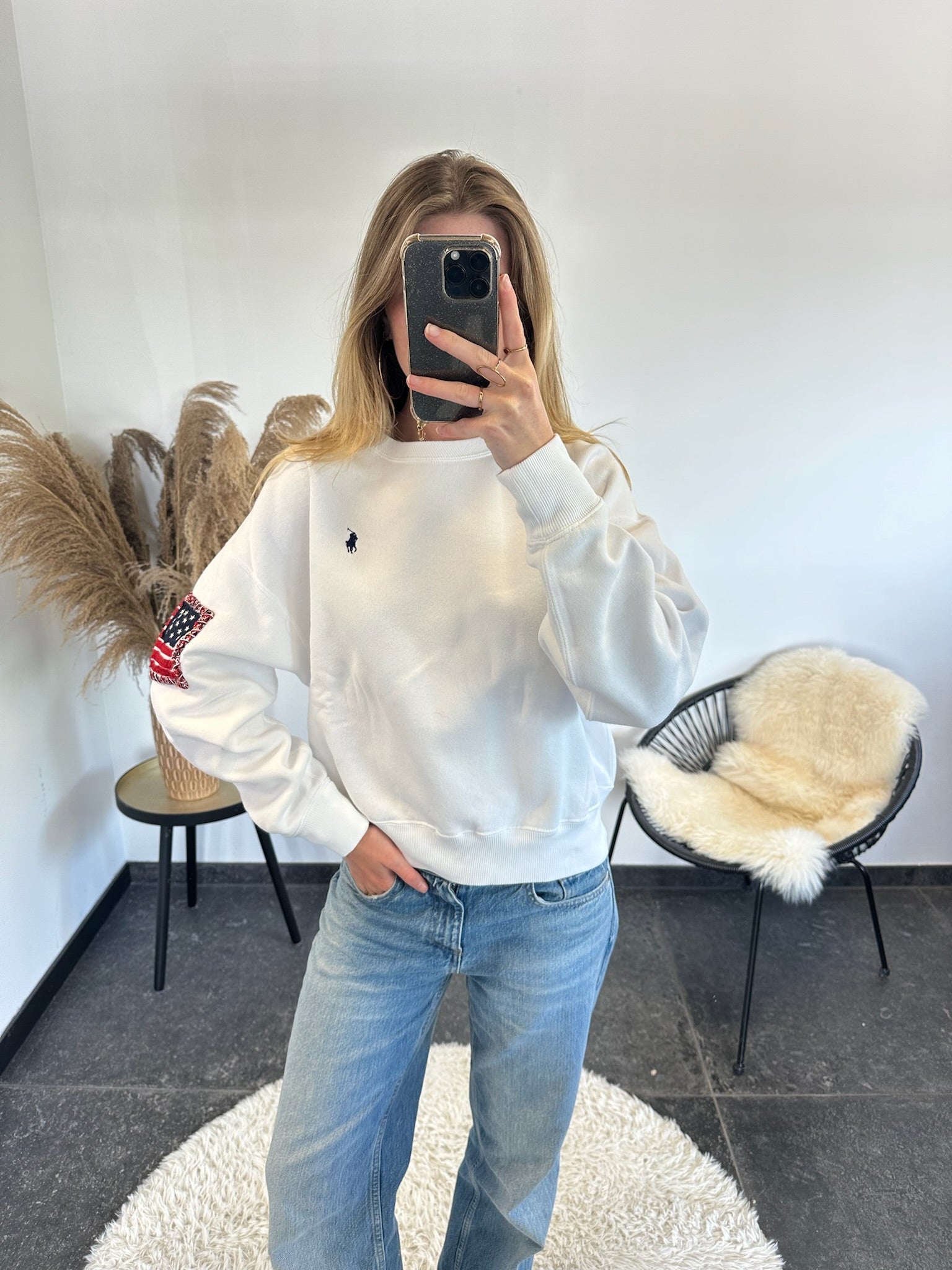 Polo Ralph Lauren sweater met vlag