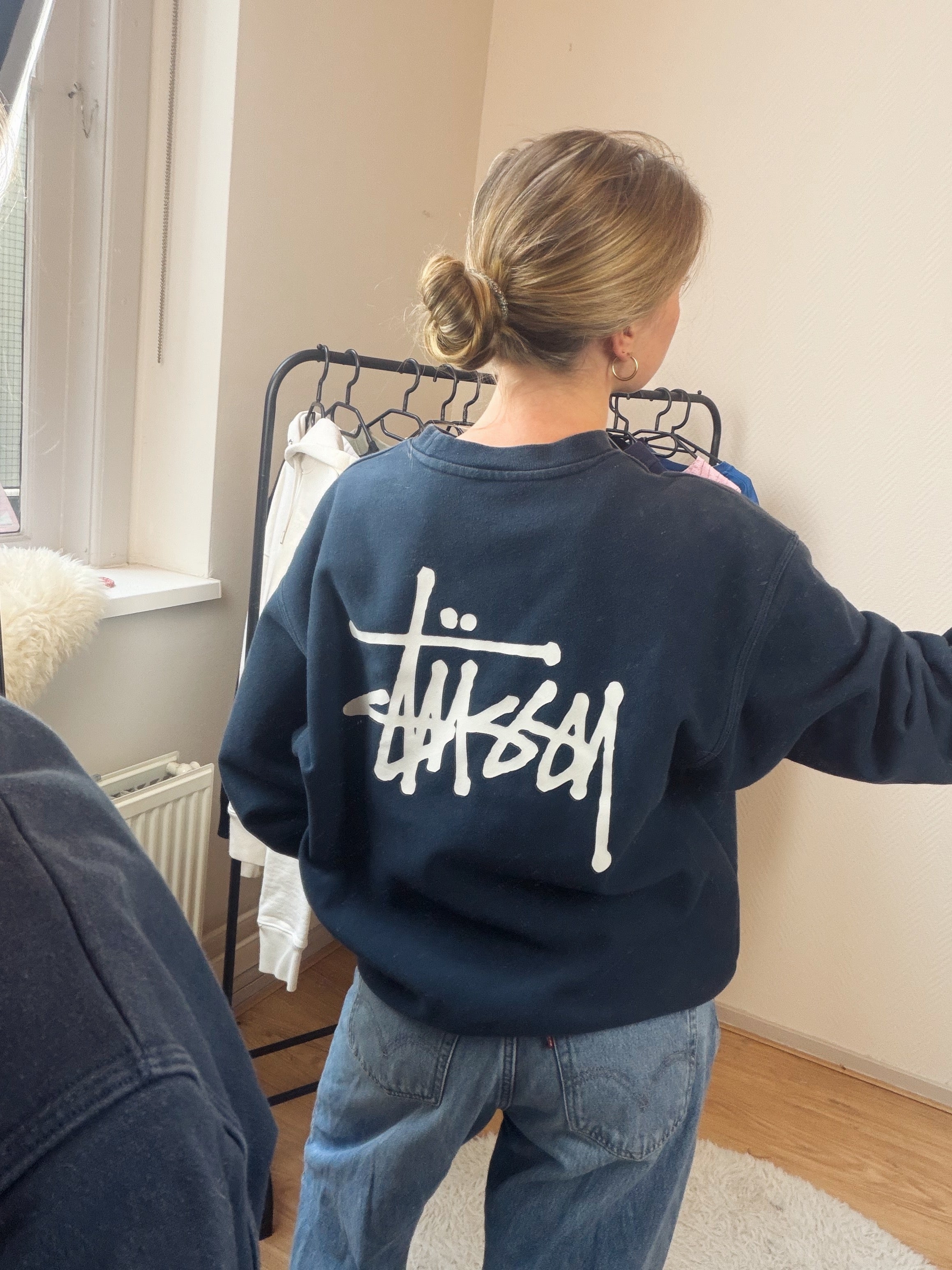 Stüssy sweater met backprint