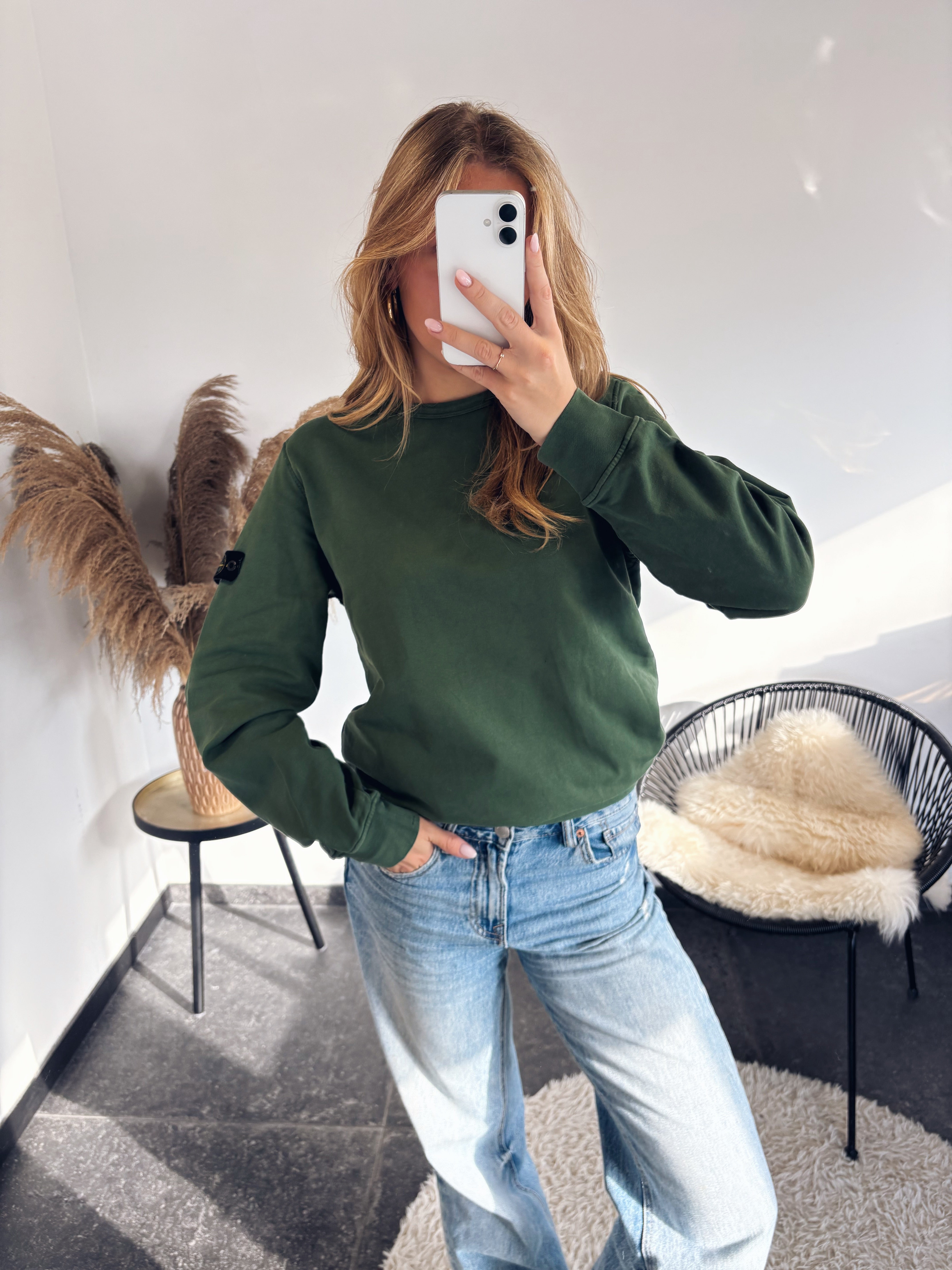 Stone Island sweater groen