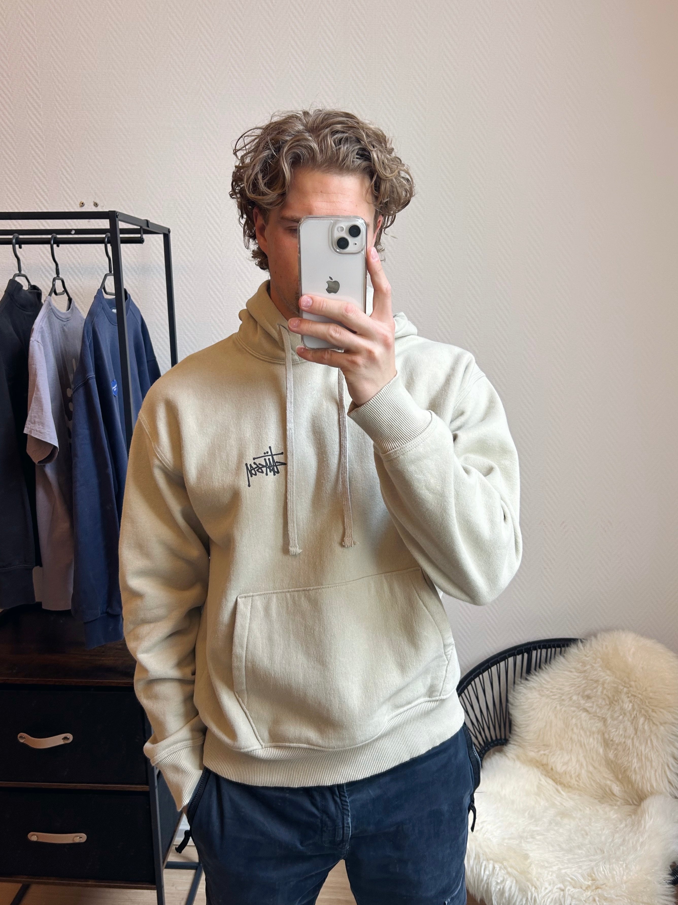 Stüssy hoodie met backprint