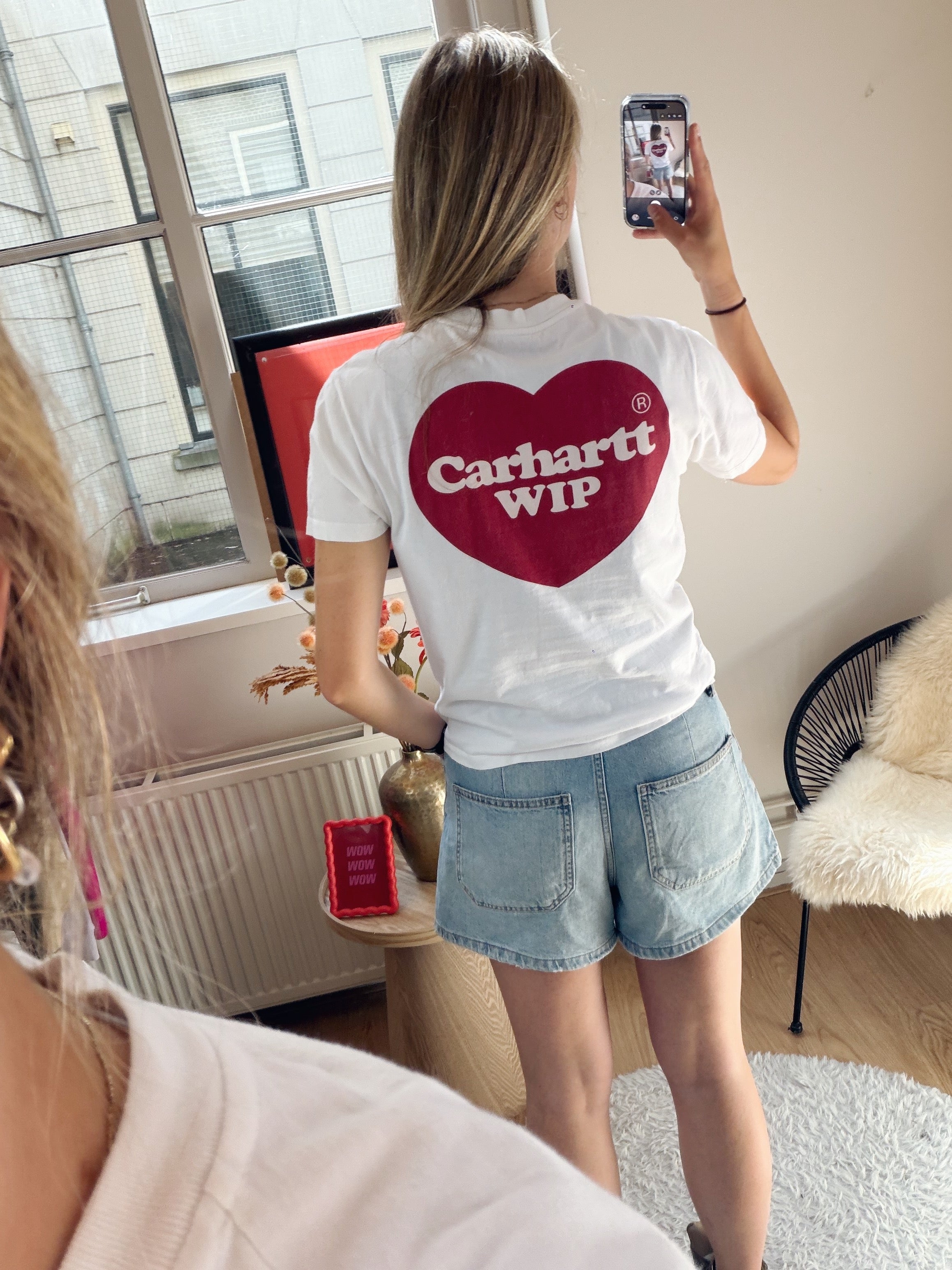 Carhartt t-shirt met backprint
