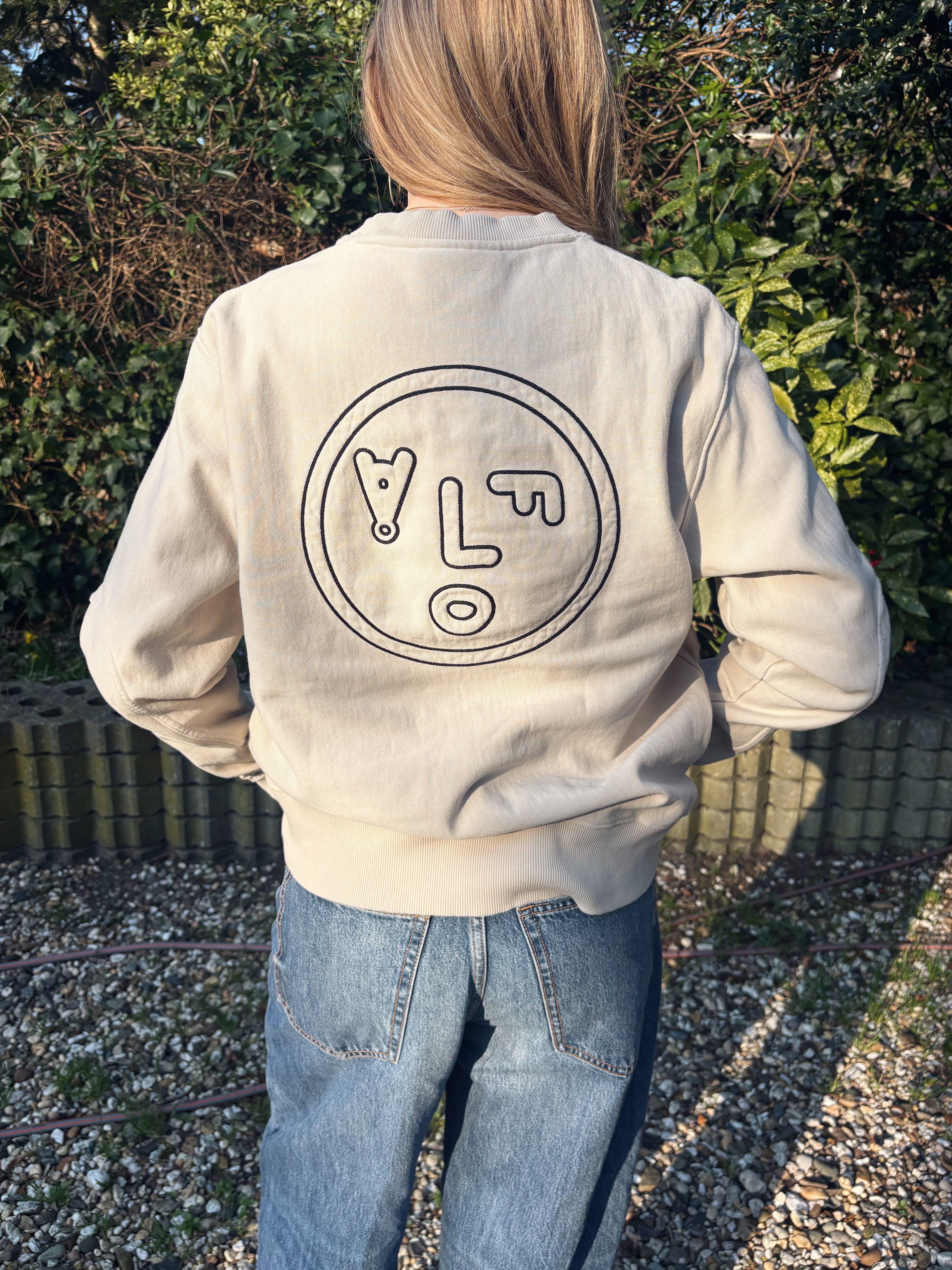 Ølaf sweater met backprint