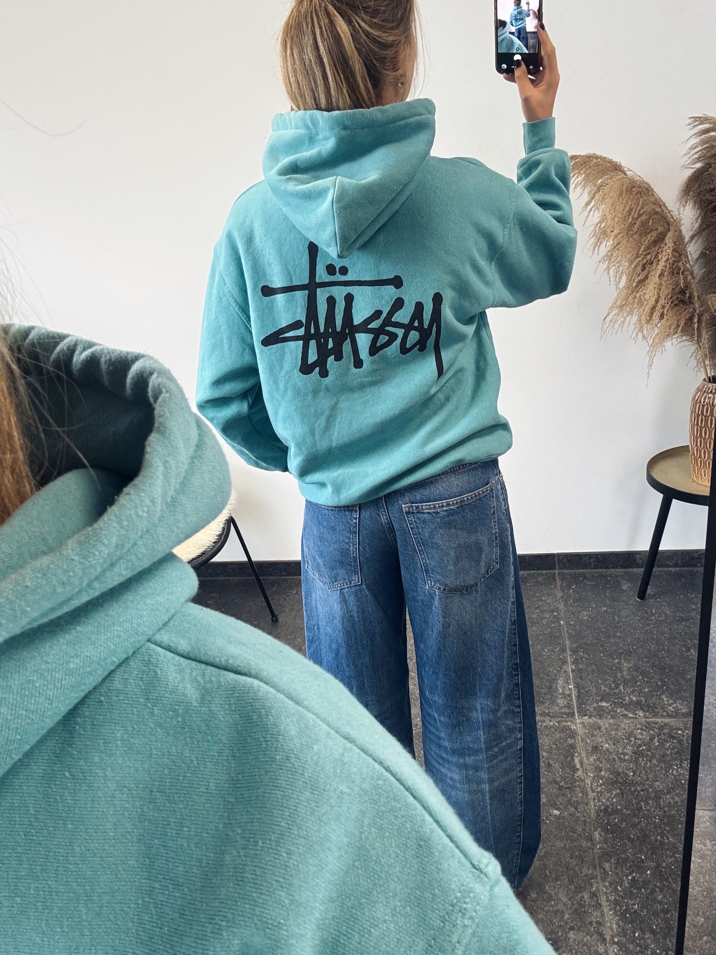 Stüssy hoodie blauw