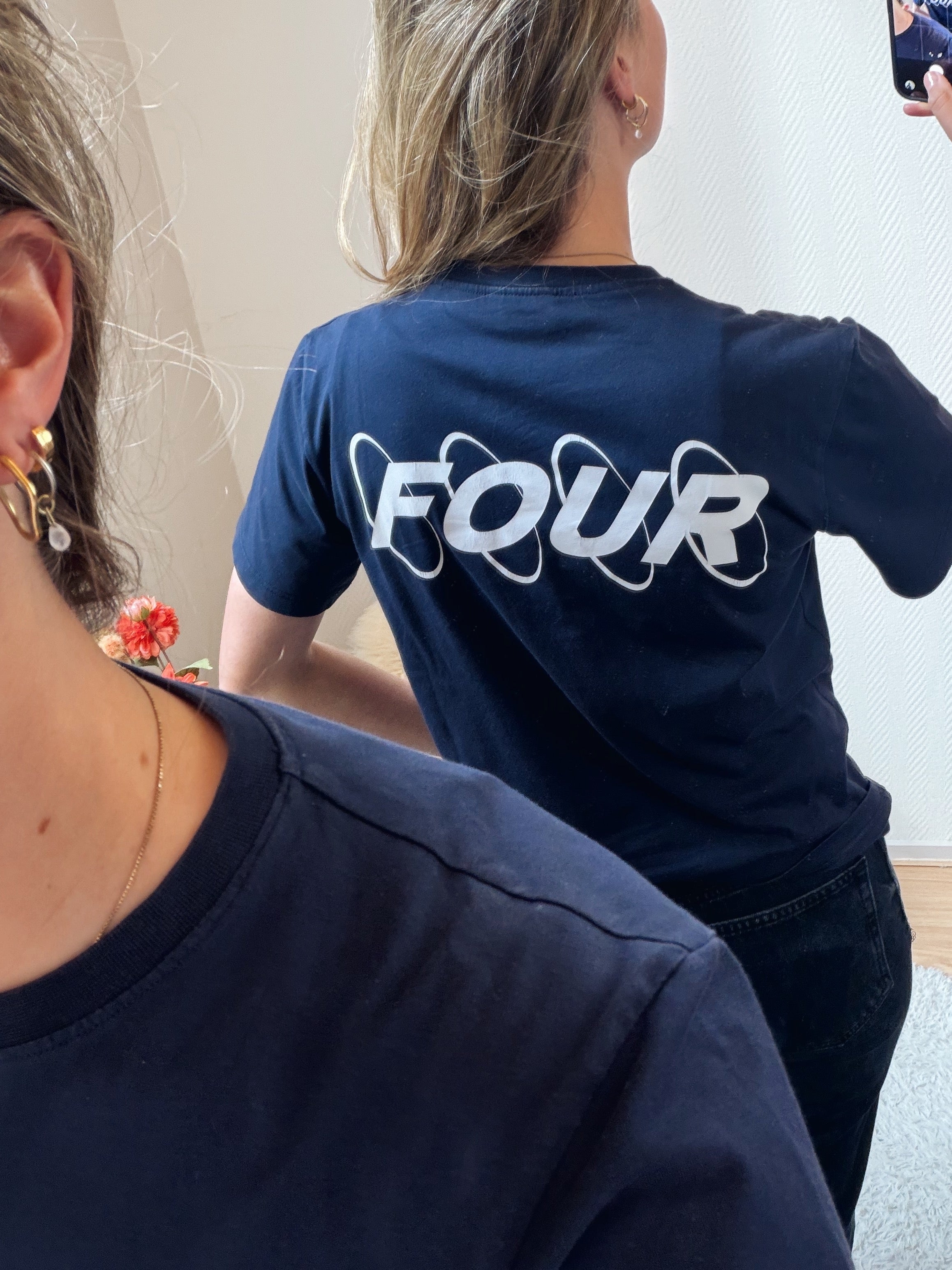 Four t-shirt met backprint