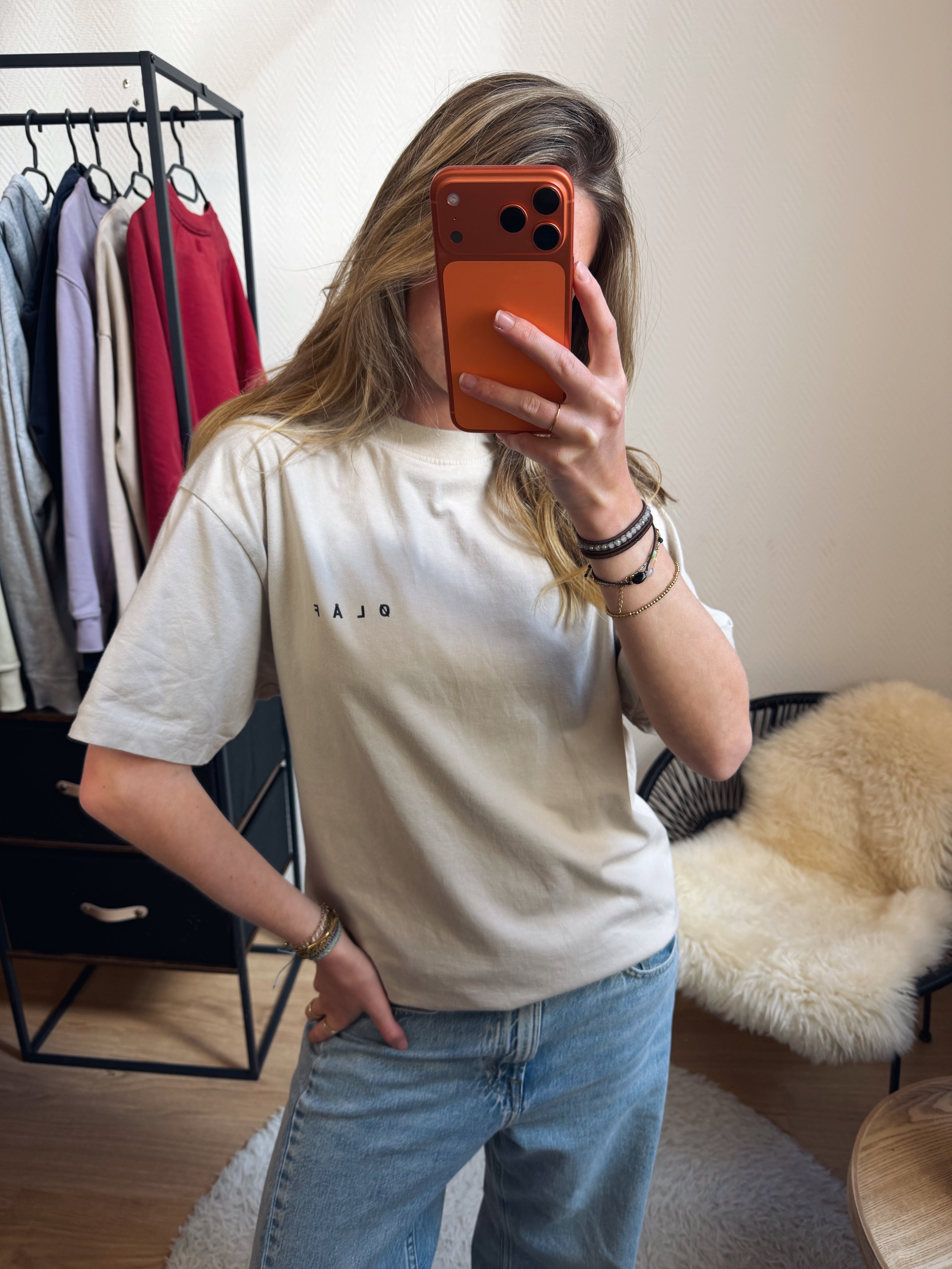 ØLÅF t-shirt met backprint
