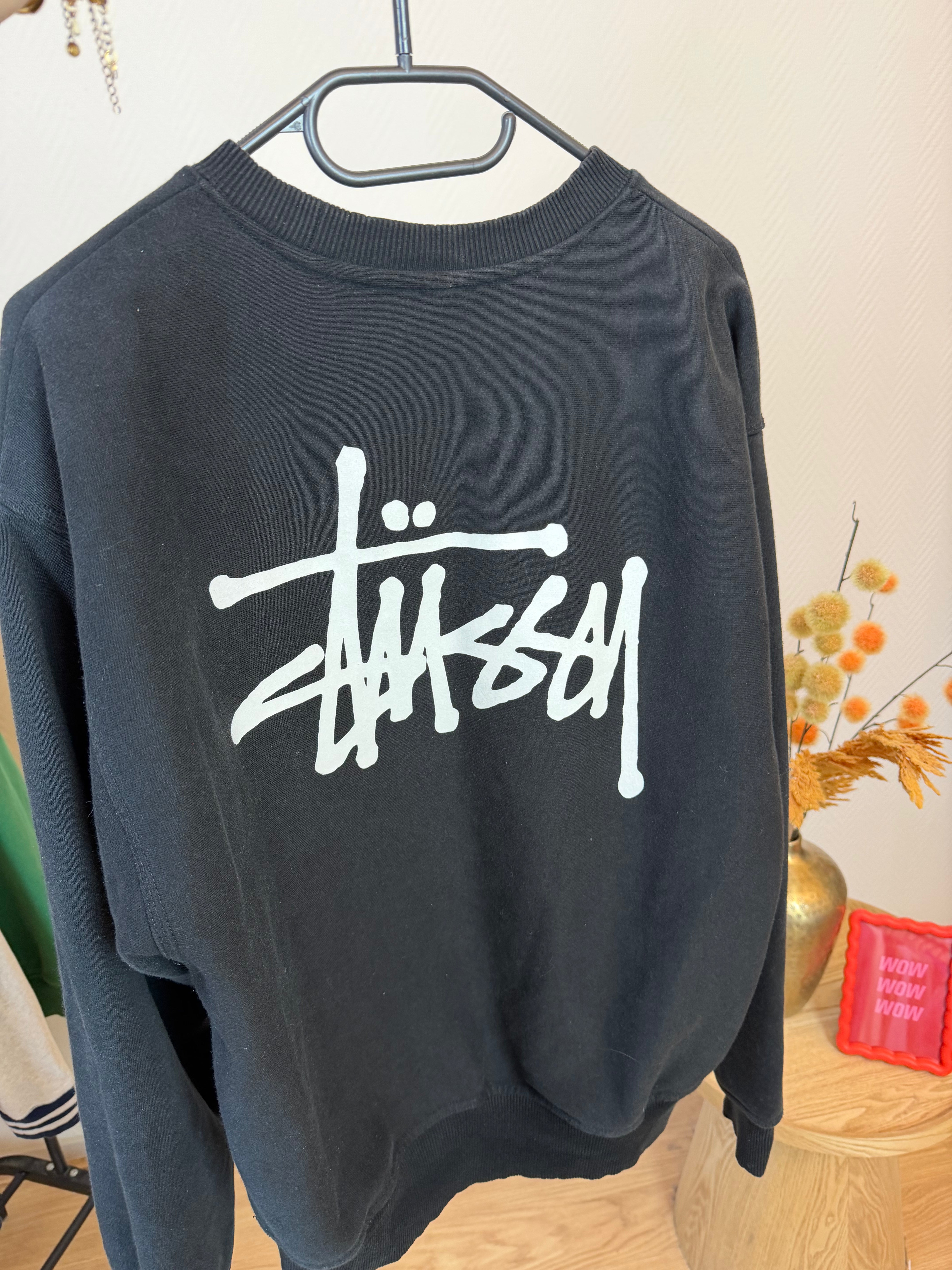 Stüssy sweater met backprint