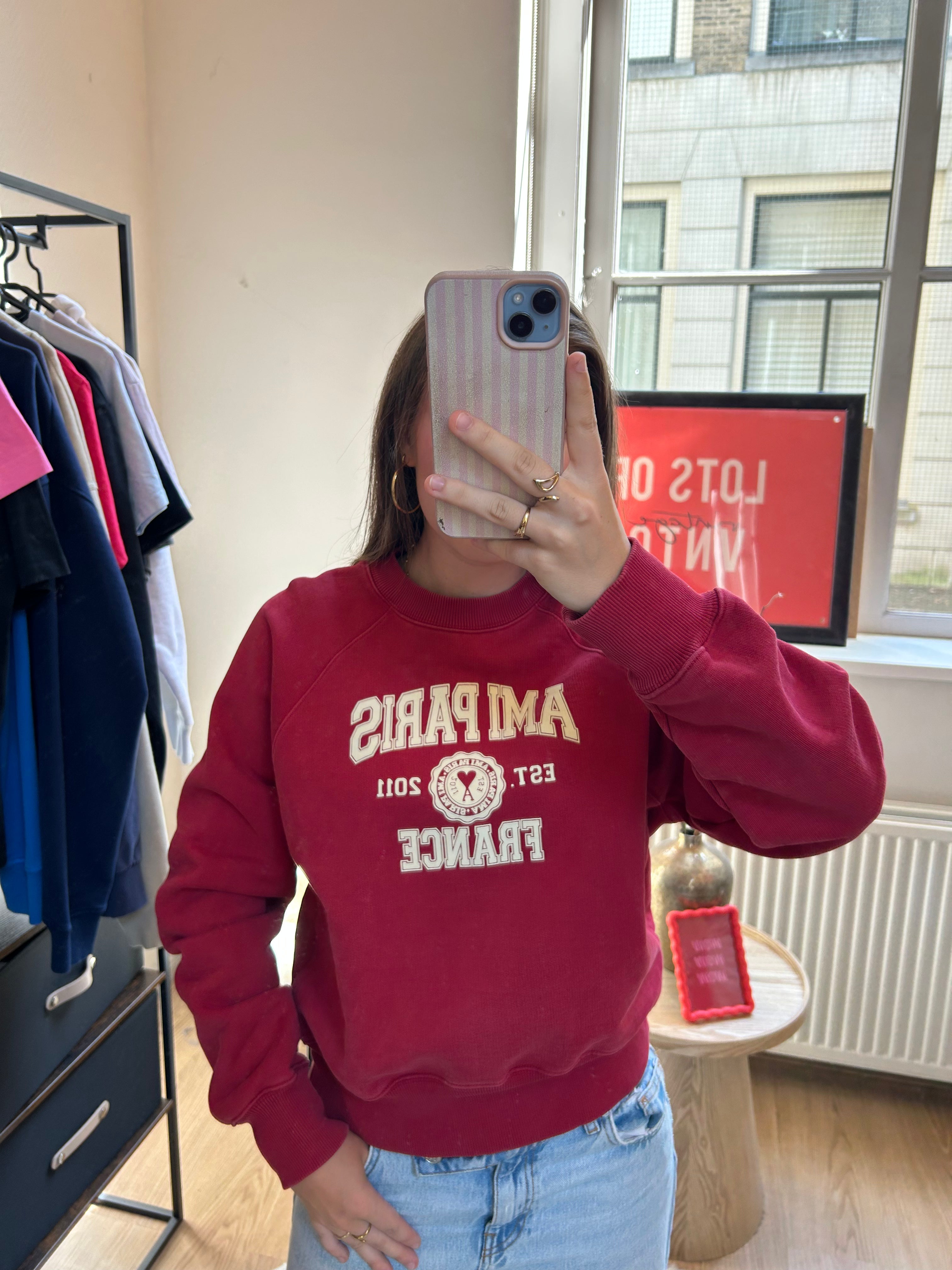 Ami Paris college sweater